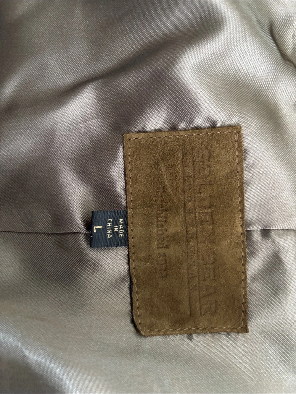 Men's Dark Tan Suede Sport Coat - Golden Bear